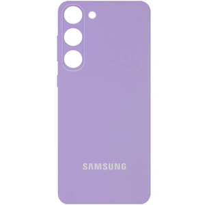 Цвет: Фиолетовый - Чехол Silicone Cover Full Camera (AA) Dasheen для Samsung Galaxy S23 Plus SM-S916