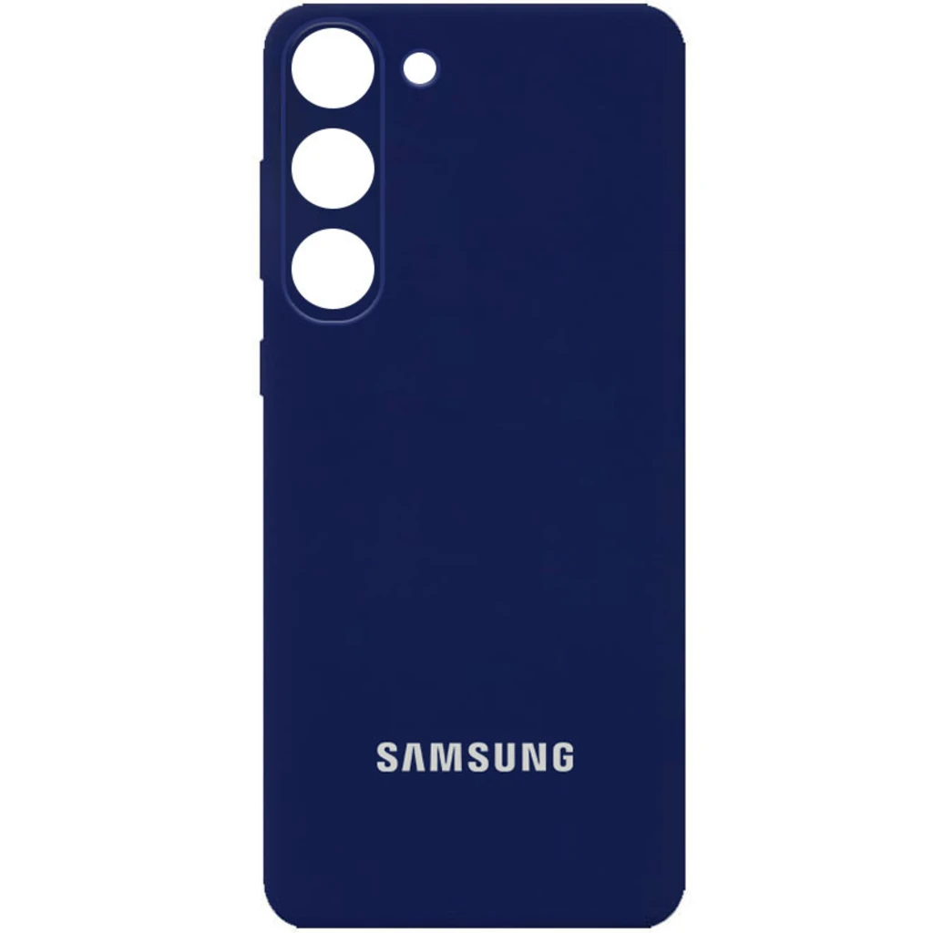 Чехол Silicone Cover Full Camera (AA) Midnight Blue для Samsung Galaxy S23 SM-S911