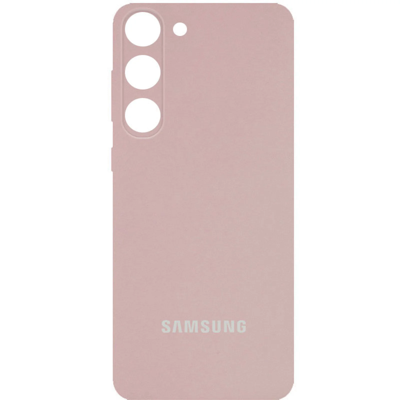 Чехол Silicone Cover Full Camera (AA) Pink Sand для Samsung Galaxy S23 SM-S911