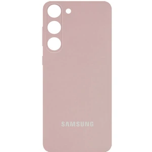 Чехол Silicone Cover Full Camera (AA) Pink Sand для Samsung Galaxy S23 Plus SM-S916