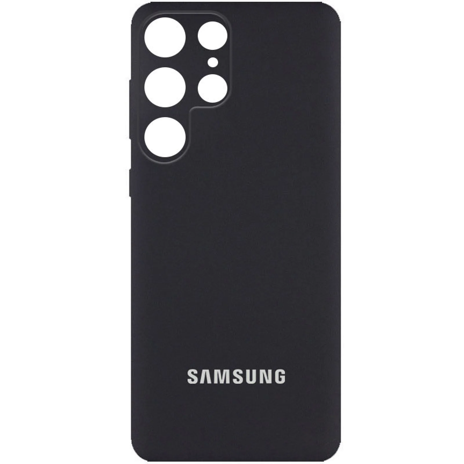 Чохол Silicone Cover Full Camera (AA) Black для Samsung Galaxy S23 Ultra SM-S918