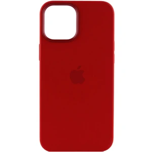 Цвет: Красный - Чехол Apple iPhone 15 Plus Silicone Case with MagSafe Guava (HQCo)