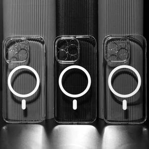 Чохол WAVE Premium Crystal Case with MagSafe iPhone 15 Pro Max Transparent