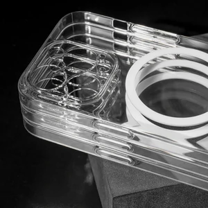 Чохол WAVE Premium Crystal Case with MagSafe iPhone 15 Pro Max Transparent