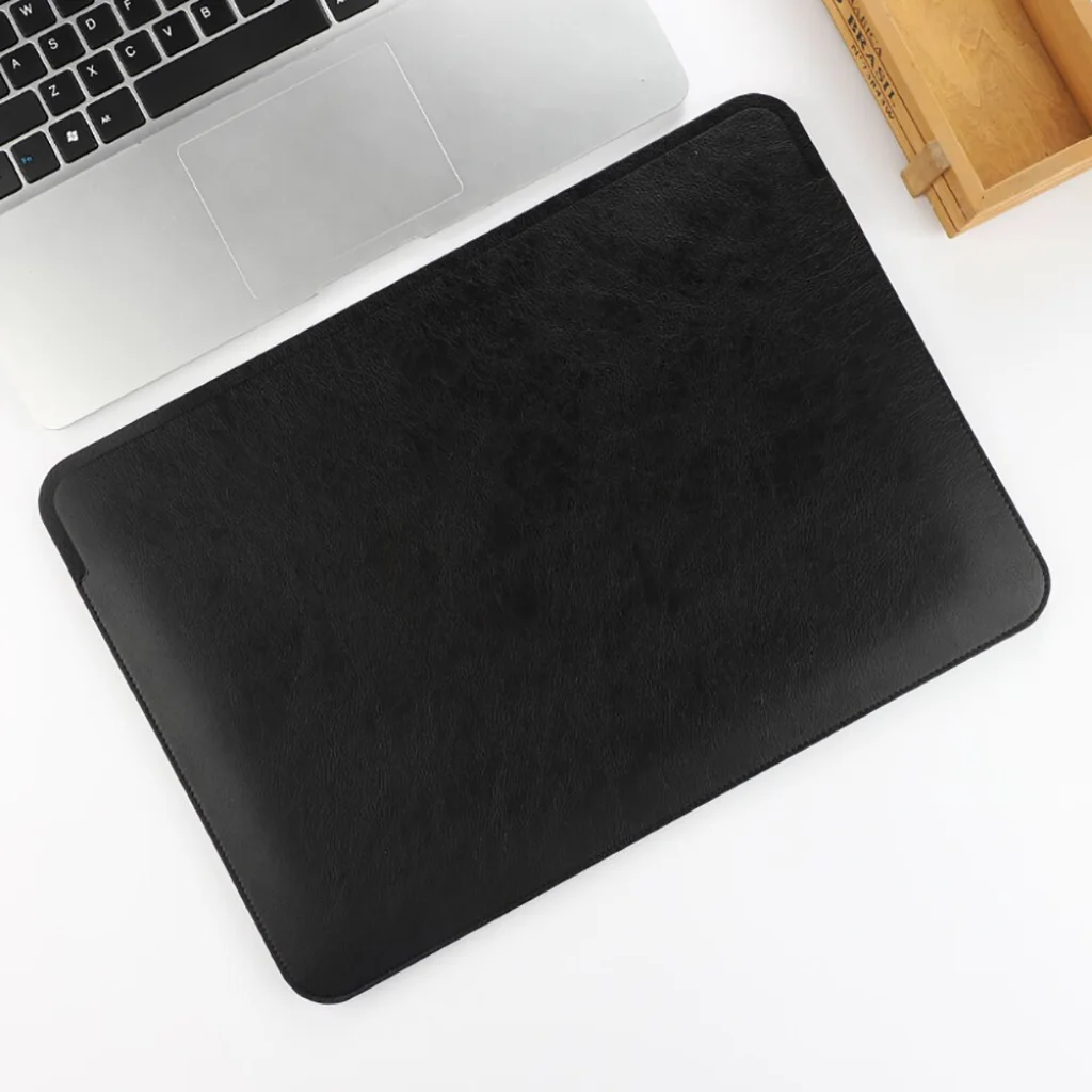 Чехол WIWU Skin Pro Platinum Leather для MacBook 14.2 Navy Blue