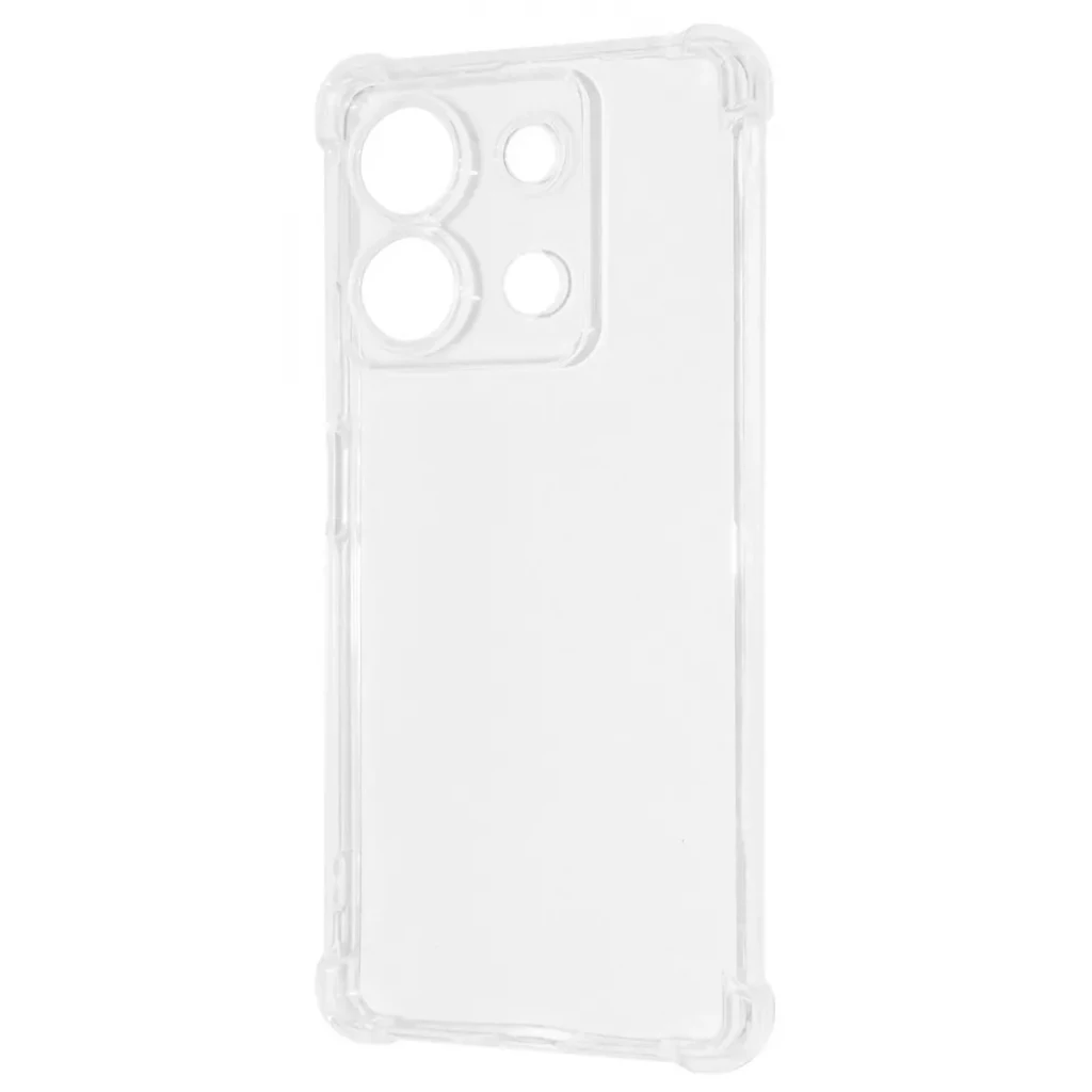 Чохол WXD Silicone 0.8 mm HQ Xiaomi Redmi Note 13 5G Clear
