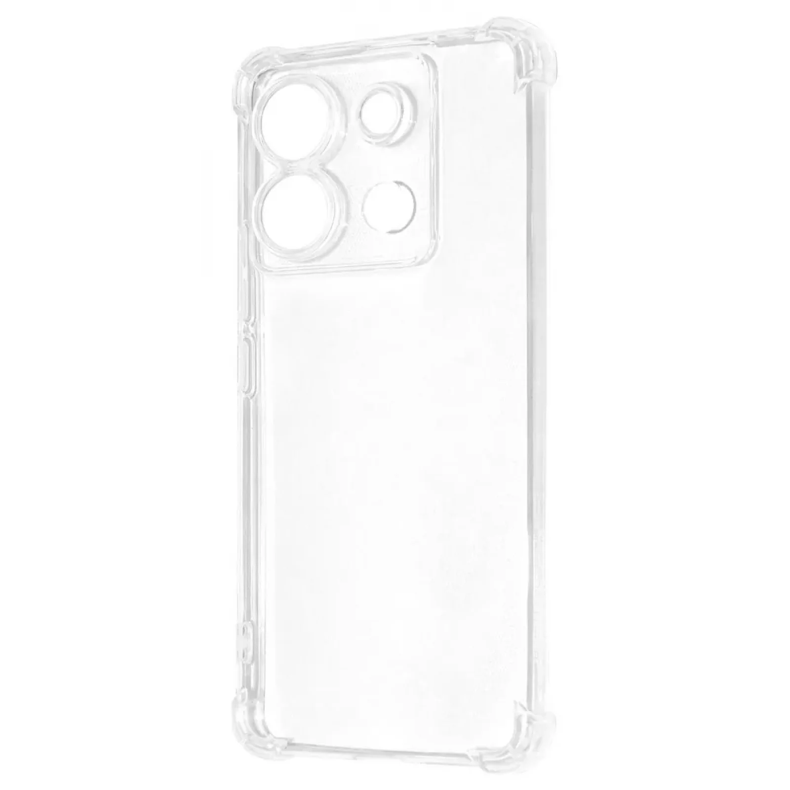Чехол WXD Silicone 0.8 mm HQ Xiaomi Redmi Note 13 Pro 5G, Poco X6 5G Clear