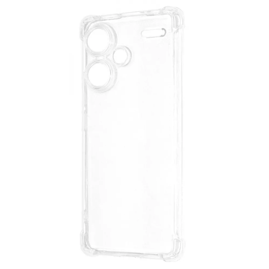 Чохол WXD Silicone 0.8 mm HQ Xiaomi Redmi Note 13 Pro Plus 5G Clear