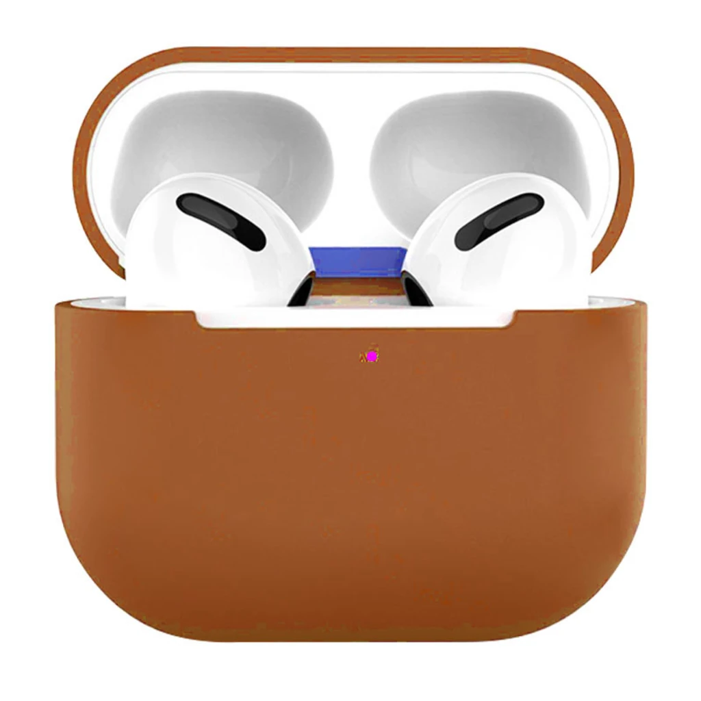 Силиконовый футляр Airpods 3 Pure Silicone Case Brown