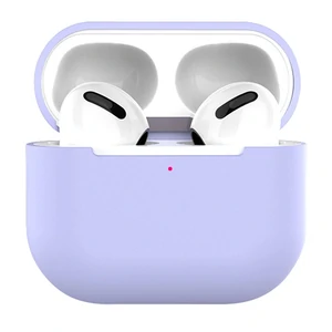 Цвет: Фиолетовый - Чехол Airpods 3 Pure Silicone Case Dasheen