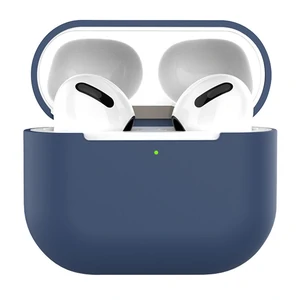 Цвет: Синий - Чехол Airpods 3 Pure Silicone Case Midnight Blue