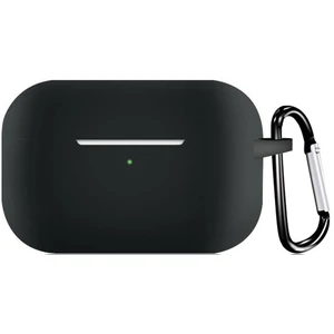 Цвет: Черный - Чехол Airpods Pro 2 Silicone Case with Clip Black