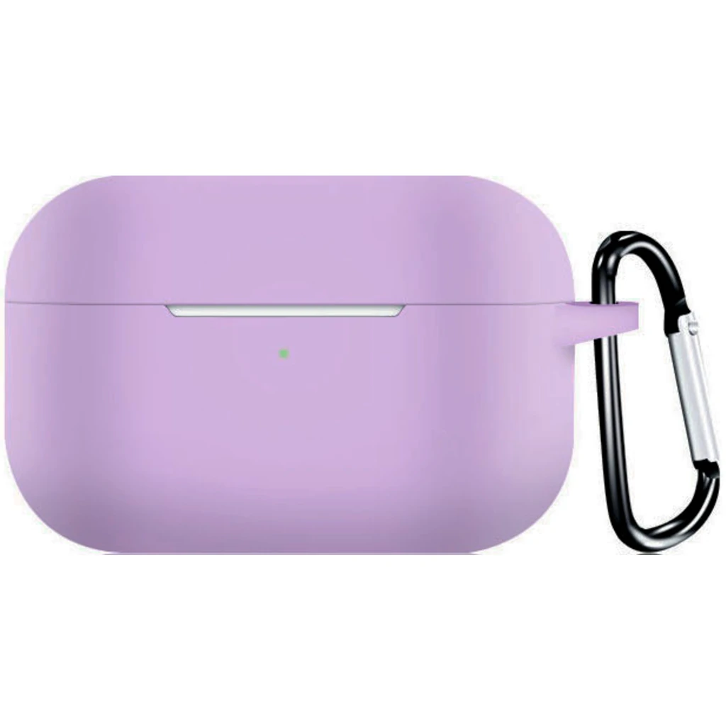 Чехол Airpods Pro 2 Silicone Case with Clip Lilac