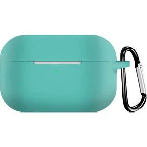 Цвет: Зеленый - Чехол Airpods Pro 2 Silicone Case with Clip Marine Green