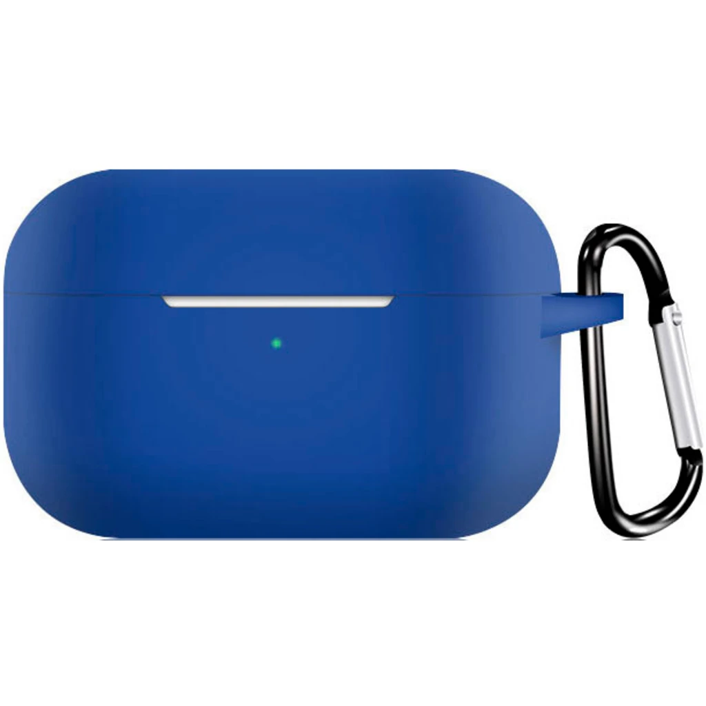 Чехол Airpods Pro 2 Silicone Case with Clip Navy Blue