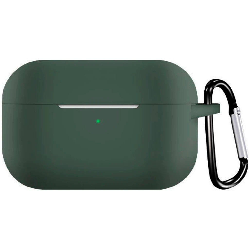 Чохол Airpods Pro 2 Silicone Case with Clip Pine Green