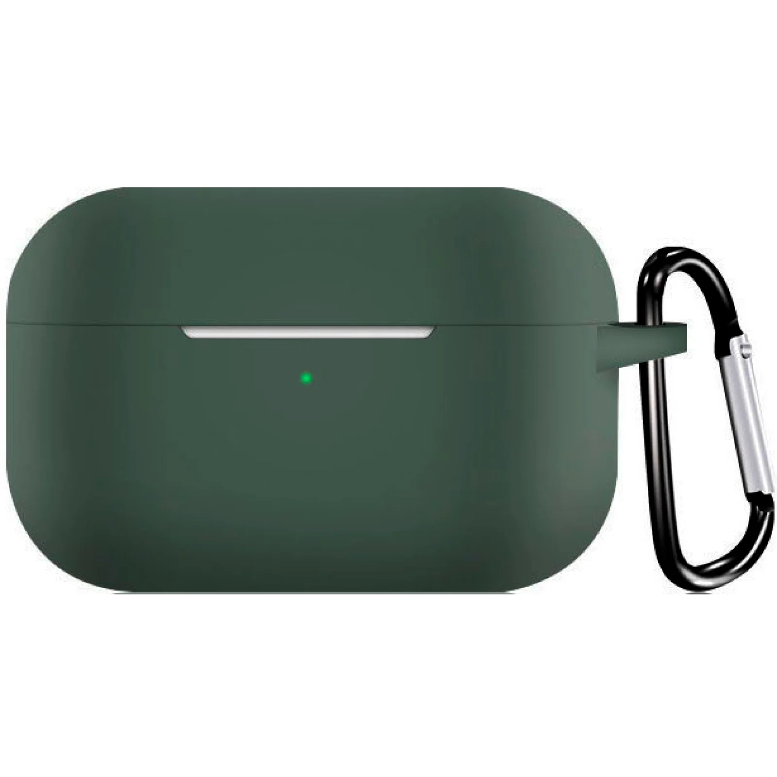 Чохол Airpods Pro 2 Silicone Case with Clip Pine Green