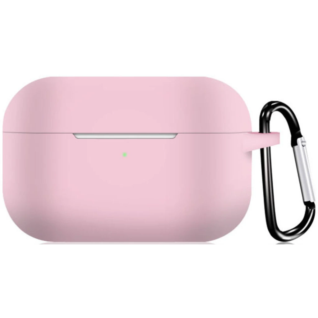 Чехол Airpods Pro 2 Silicone Case with Clip Pink
