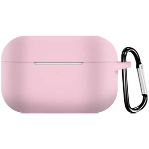 Цвет: Розовый - Чехол Airpods Pro 2 Silicone Case with Clip Pink