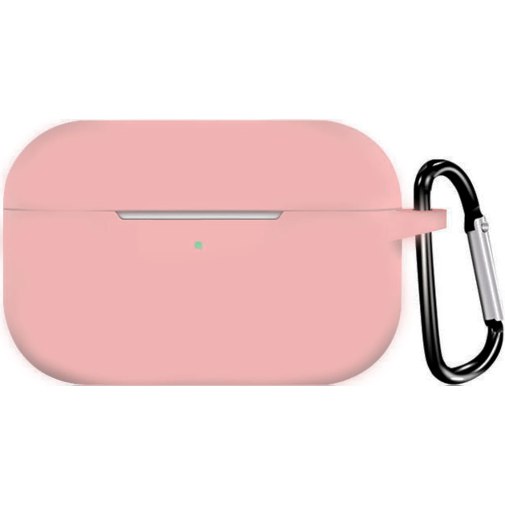 Чохол Airpods Pro 2 Silicone Case with Clip Pink Sand