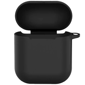 Чохол Silicone Case New with Clip Airpods, Airpods 2 Black
