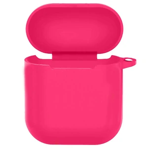 Чохол Silicone Case New with Clip Airpods, Airpods 2 Barbie Pink