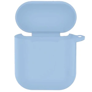 Колір: Блакитний - Чохол Silicone Case New with Clip Airpods, Airpods 2 Lilac Blue