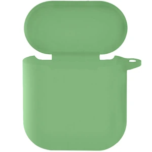 Колір: Зелений - Чохол Silicone Case New with Clip Airpods, Airpods 2 Mint