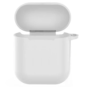 Колір: Білий - Чохол Silicone Case New with Clip Airpods, Airpods 2 White