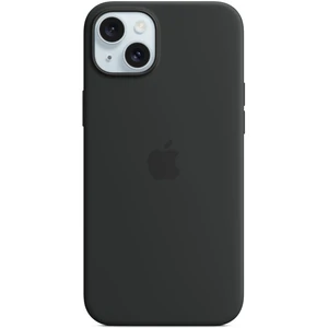 Чехол Apple iPhone 15 Silicone Case with MagSafe Black (HQCo)