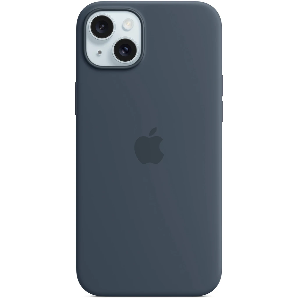 Чехол Apple iPhone 15 Silicone Case with MagSafe Storm Blue (HQCo)