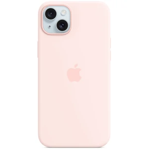 Чехол Apple iPhone 15 Silicone Case with MagSafe Light Pink (HQCo)