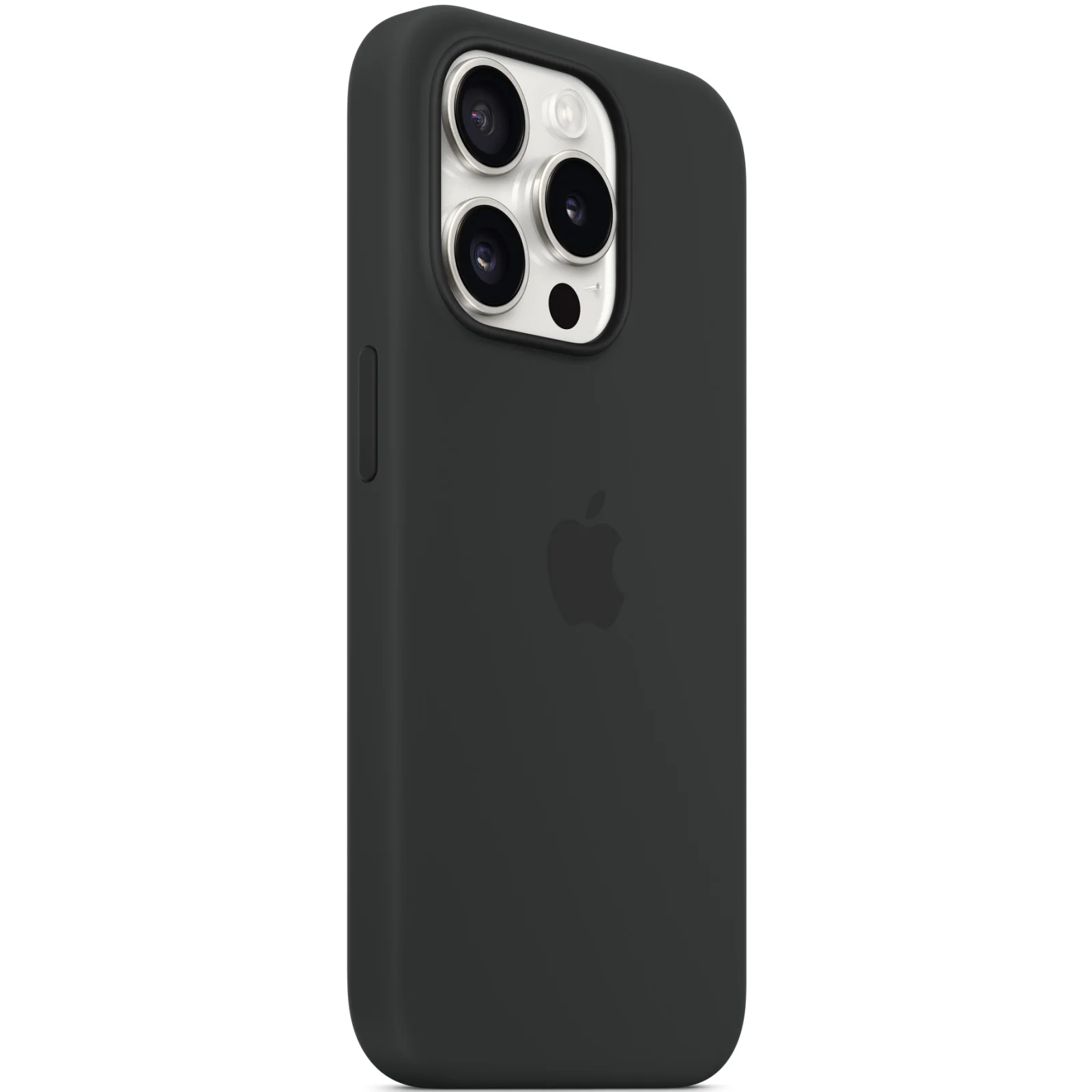 Чехол Apple iPhone 15 Pro Max Silicone Case with MagSafe Black (MT1M3)