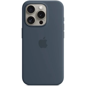 Чехол Apple iPhone 15 Pro Max Silicone Case with MagSafe Storm Blue (HQCo)