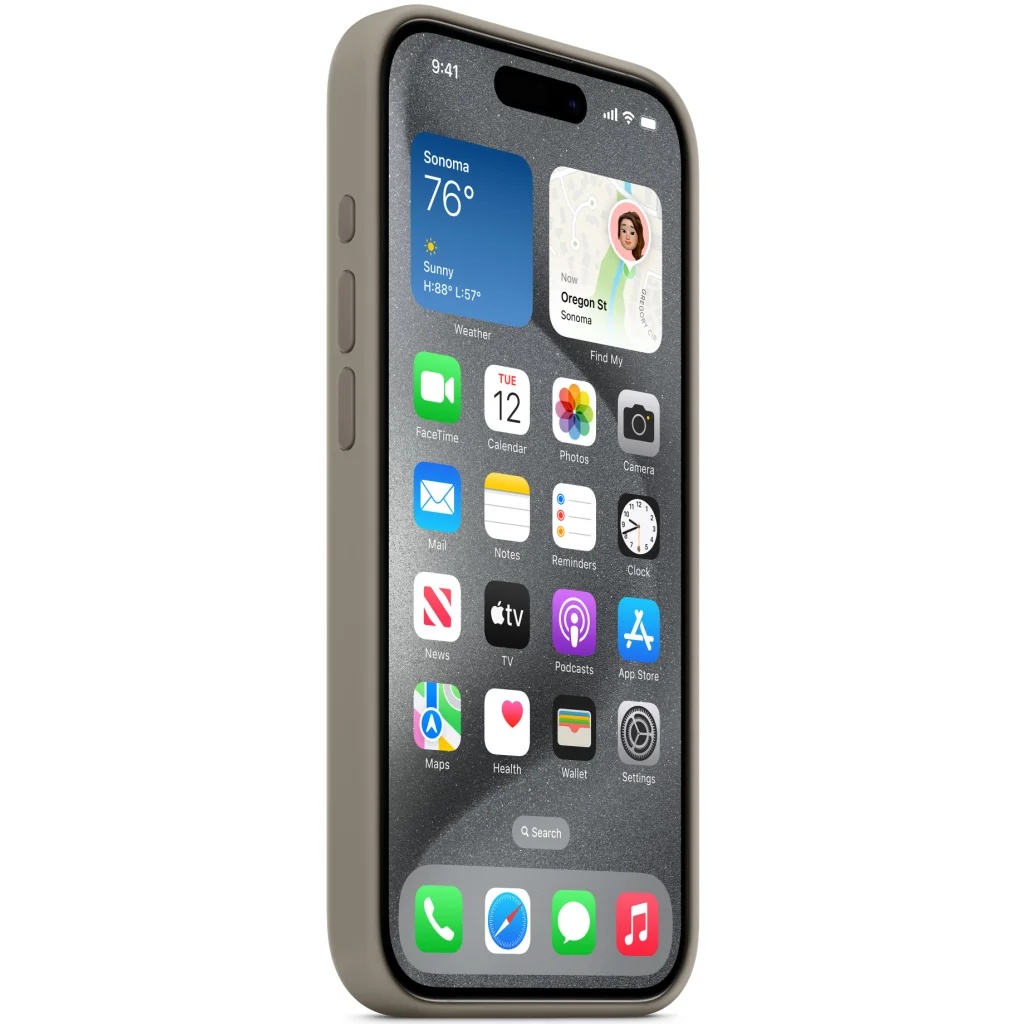 Чохол Apple iPhone 15 Pro Silicone Case with MagSafe Clay (MT1E3)