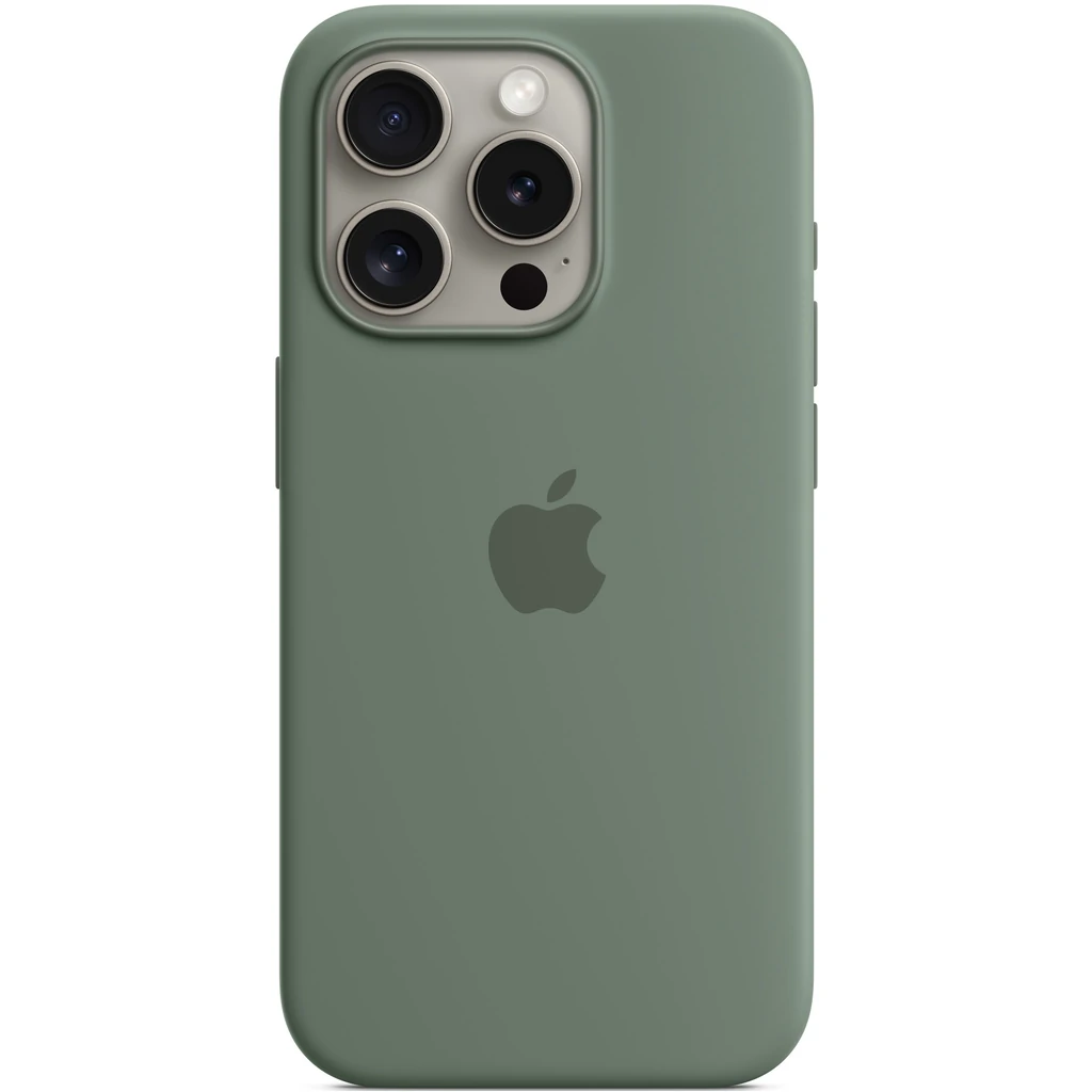 Чехол Apple iPhone 15 Pro Max Silicone Case with MagSafe Cypress (HQCo)