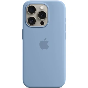 Чехол Apple iPhone 15 Pro Max Silicone Case with MagSafe Winter Blue (HQCo)