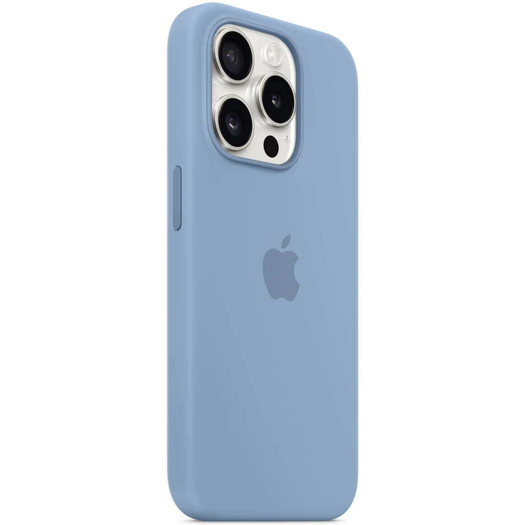 Чохол Apple iPhone 15 Pro Max Silicone Case with MagSafe Winter Blue (MT1Y3)
