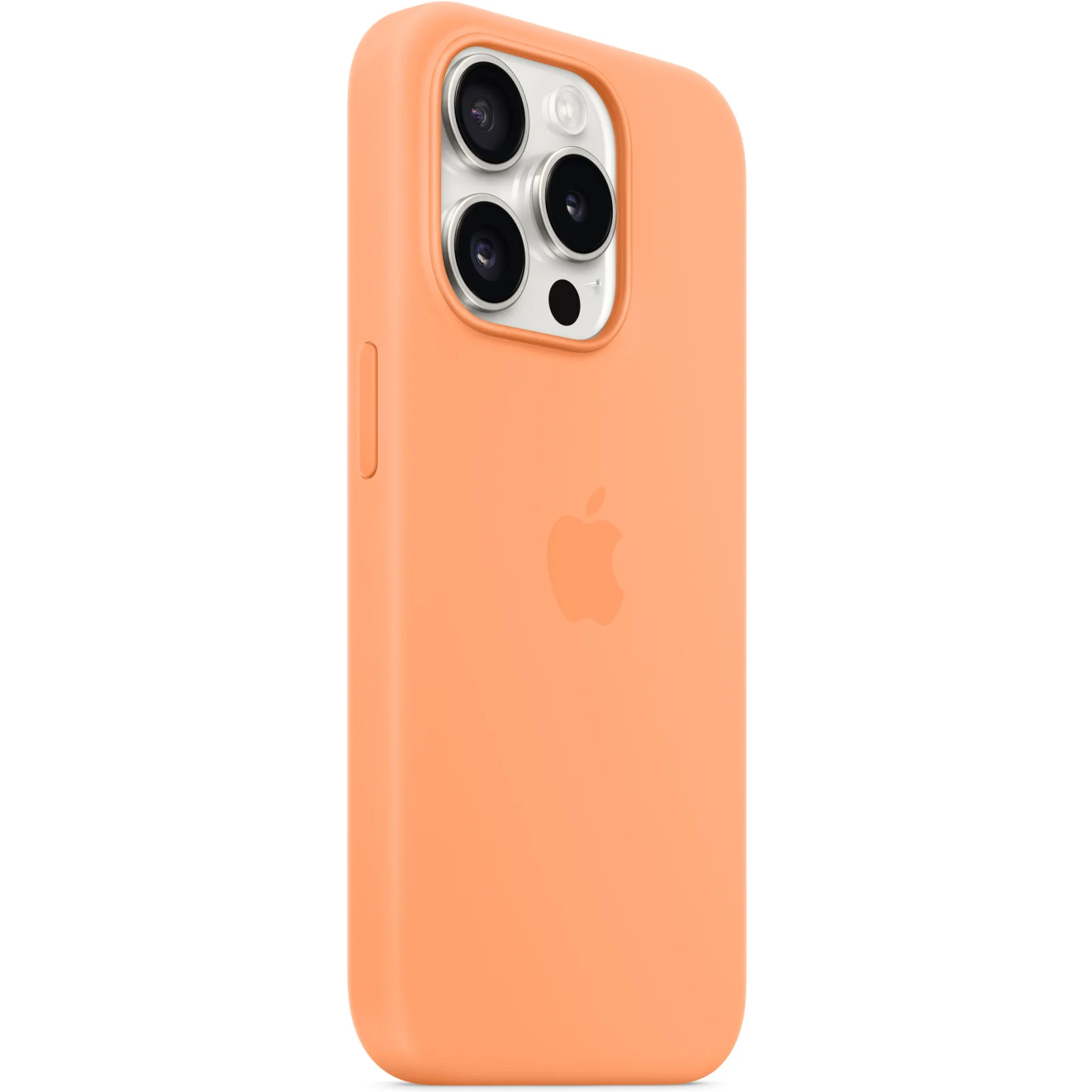 Чехол Apple iPhone 15 Pro Silicone Case with MagSafe Orange Sorbet (MT1H3)