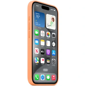 Чохол Apple iPhone 15 Pro Silicone Case with MagSafe Orange Sorbet (MT1H3)