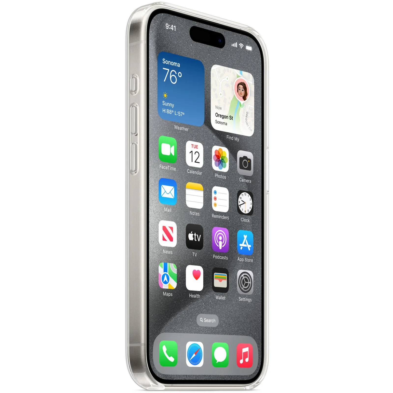 Чехол Apple iPhone 15 Pro Max Clear Case with MagSafe (MT233)