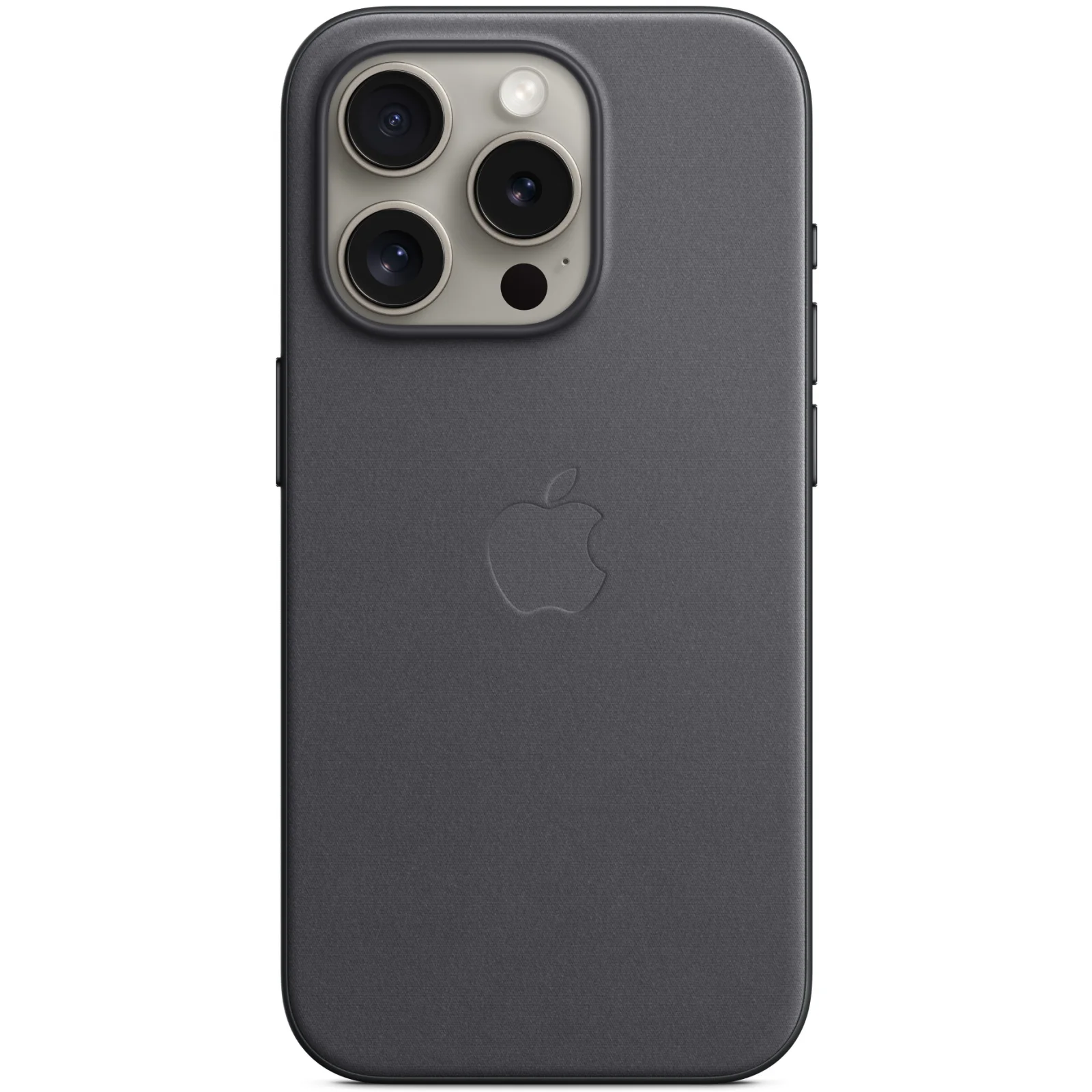 Чехол Apple iPhone 15 Pro FineWoven Case with MagSafe Black (HQCo)