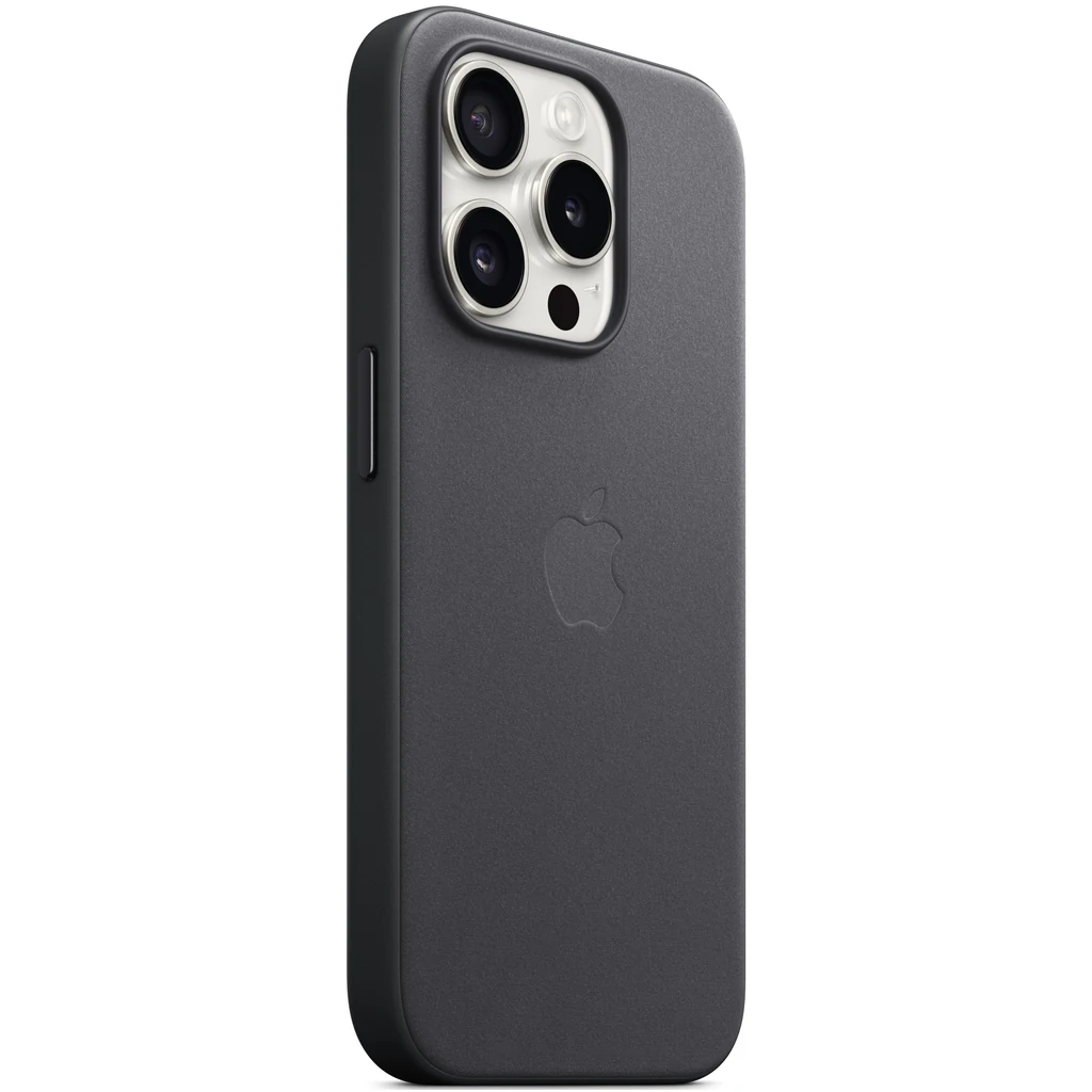 Чохол Apple iPhone 15 Pro FineWoven Case with MagSafe Black (MT4H3)