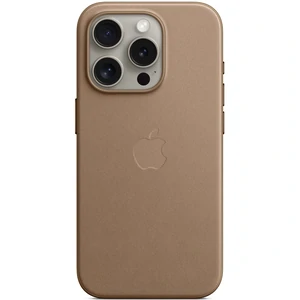 Цвет: Коричневый - Чехол Apple iPhone 15 FineWoven Case with MagSafe Taupe (HQCo)