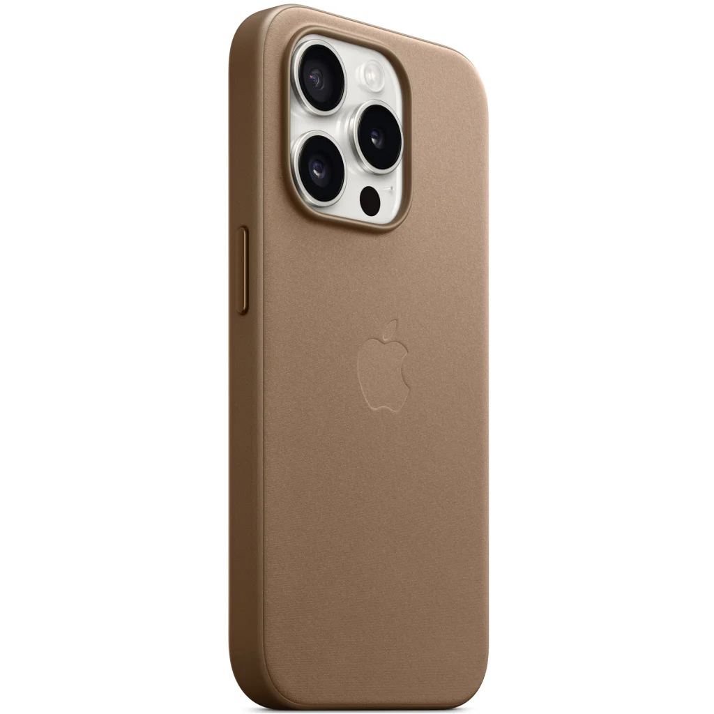 Чехол Apple iPhone 15 FineWoven Case with MagSafe Taupe (HQCo)