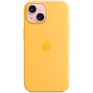 Чехол Apple iPhone 15 Silicone Case with MagSafe Sunshine (HQCo)