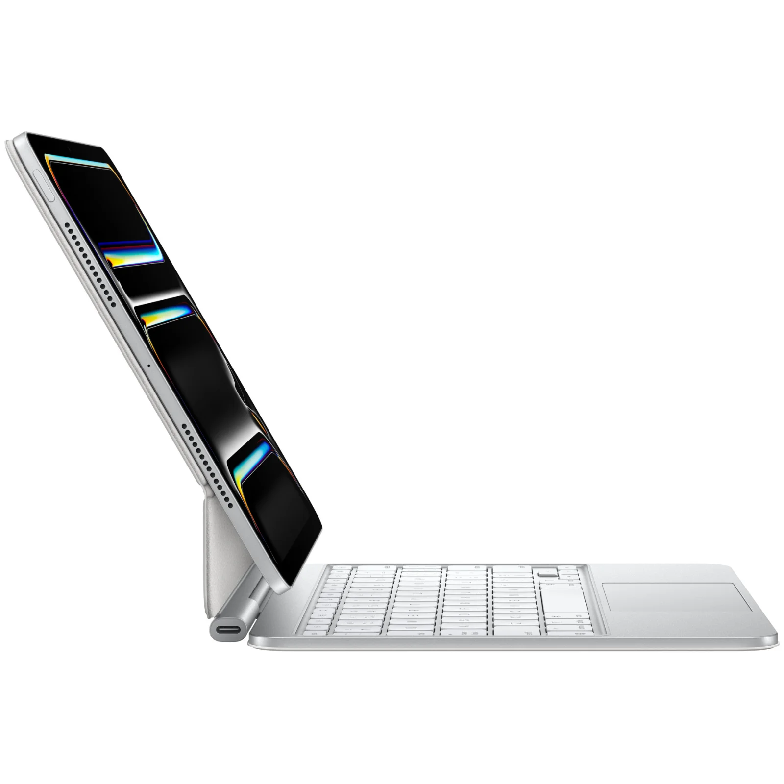 Чехол-клавиатура Apple iPad Pro 11 2024 Magic Keyboard White (MWR03) (Английская раскладка)