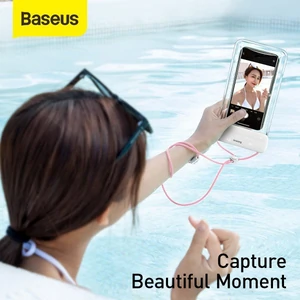 Водонепроникний чохол Baseus Let's go Slip Cover Waterproof Bag White Pink (ACFSD-D24)