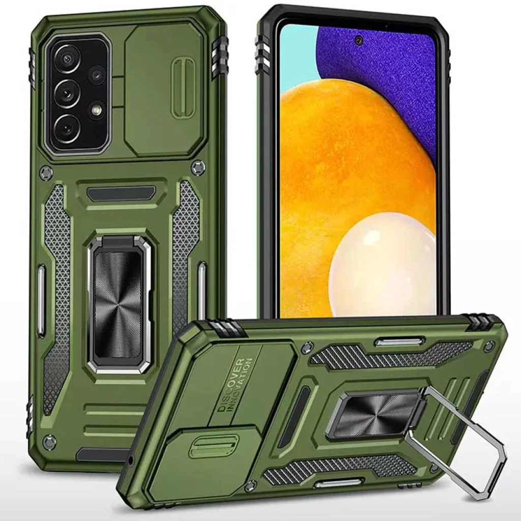 Чохол Camshield Army Ring Army Green для Samsung Galaxy A13 SM-A135