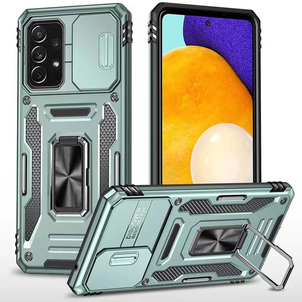 Чехол Camshield Army Ring Light Green для Samsung Galaxy A13 SM-A135